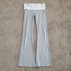 PINK Victoria's Secret Gray and Pink Kids Leggings